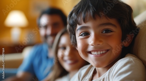 Happy Young Boy Smiling with