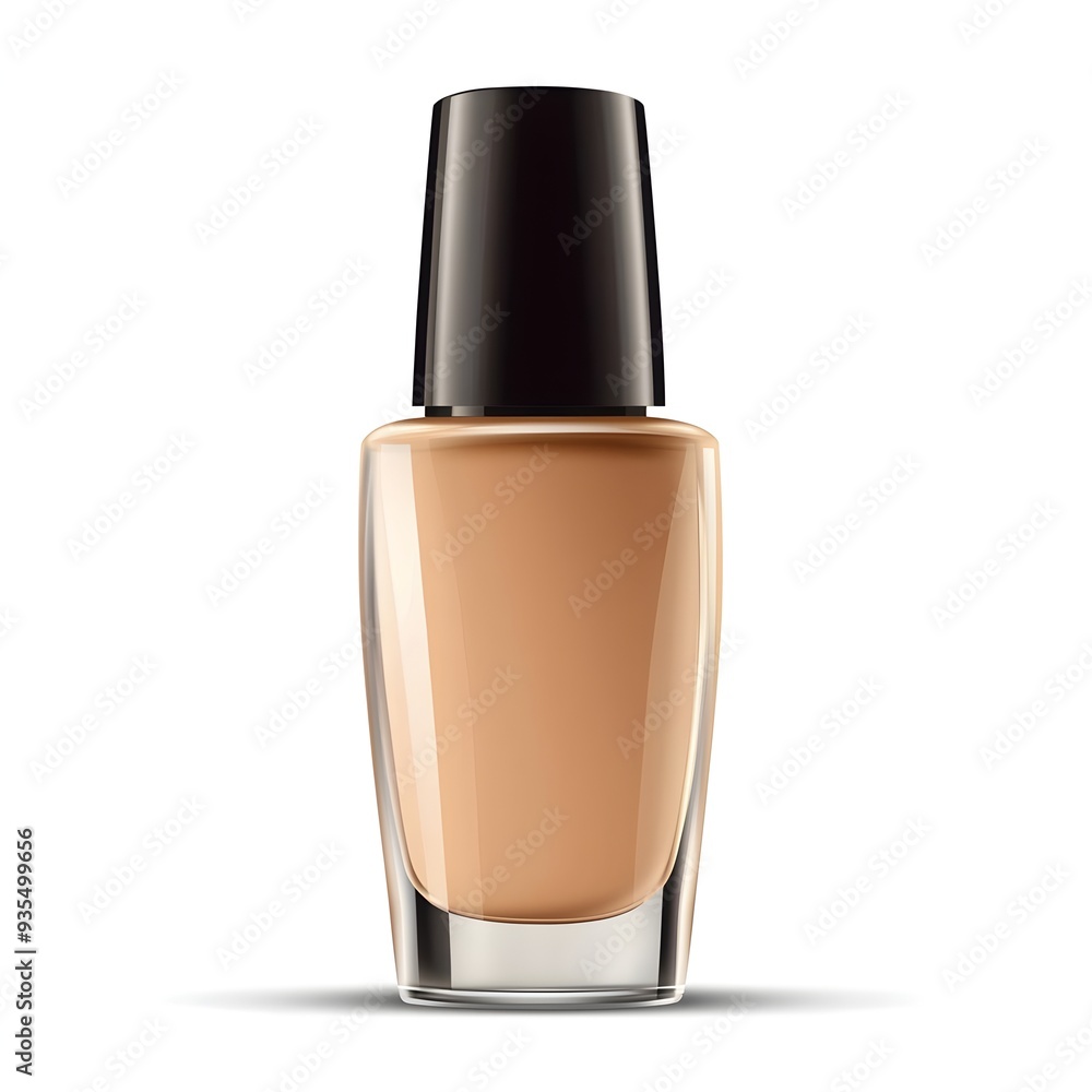 Photo of Cosmetic Bottle on White Background Photo of Cosmetic Bottle on White Background