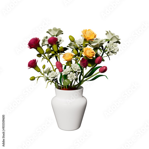 Wallpaper Mural Flowers 3D Torontodigital.ca