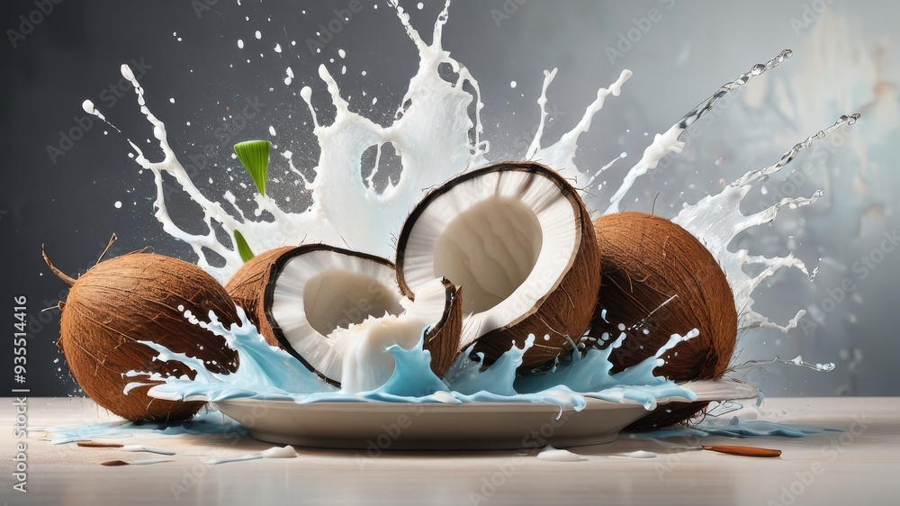 Banner Background of Coconut Day for Advertisement and Social Media Banner Background of Coconut Day for Advertisement and Social Media