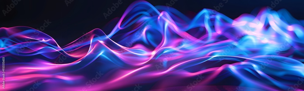 Abstract blue and purple dynamic background.Futuristic vivd neon swirl lines. Light effect. Abstract blue and purple dynamic background.Futuristic vivd neon swirl lines. Light effect.