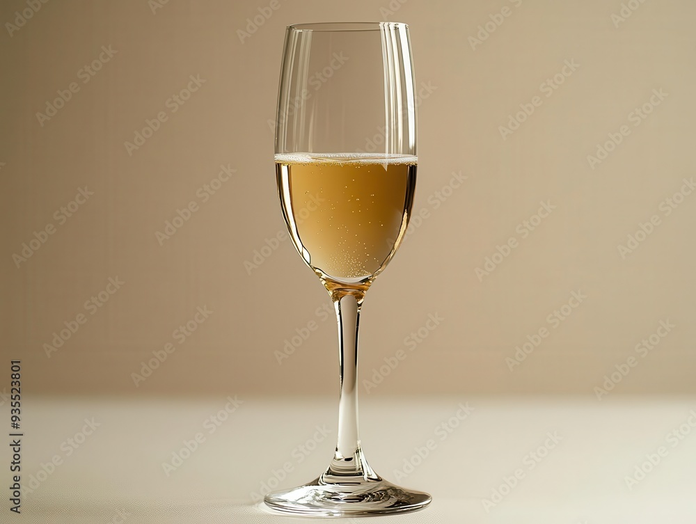 elegant champagne flute crystalclear glass stands tall against pristine white background delicate stem supports a slender bowl ready to be filled with bubbling celebration elegant champagne flute crystalclear glass stands tall against pristine white background delicate stem supports a slender bowl ready to be filled with bubbling celebration