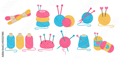 Wool Yarn Vector