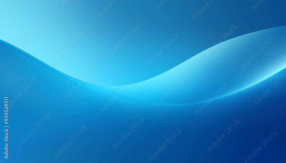 Fototapeta premium Light blue gradient abstract banner background
