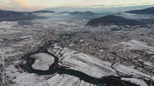 view of the mountains