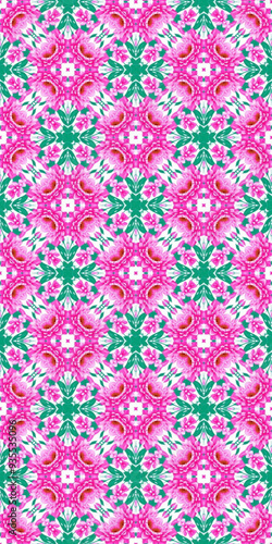 watercolor ethnic seamless pattern. vintage floral ornament. abstract classic seamless pattern.