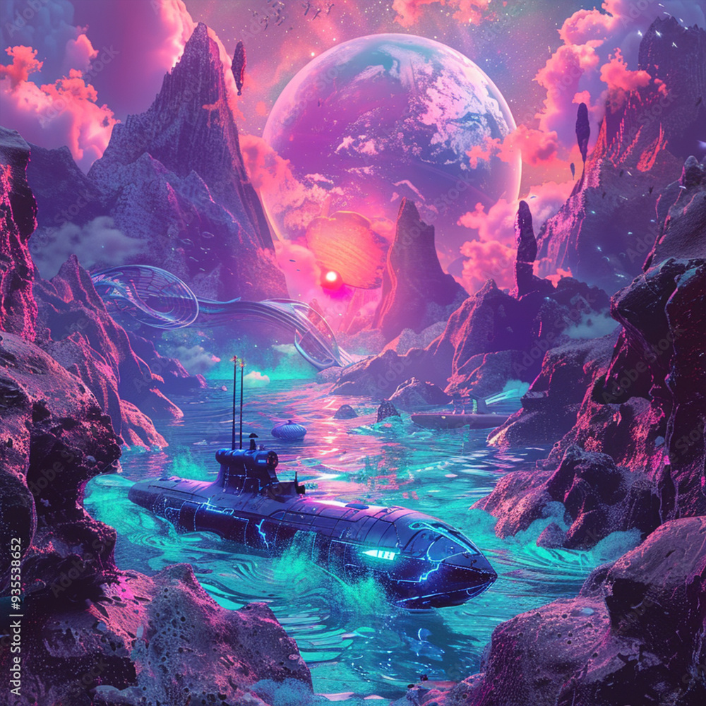 Fototapeta premium fantasy landscape