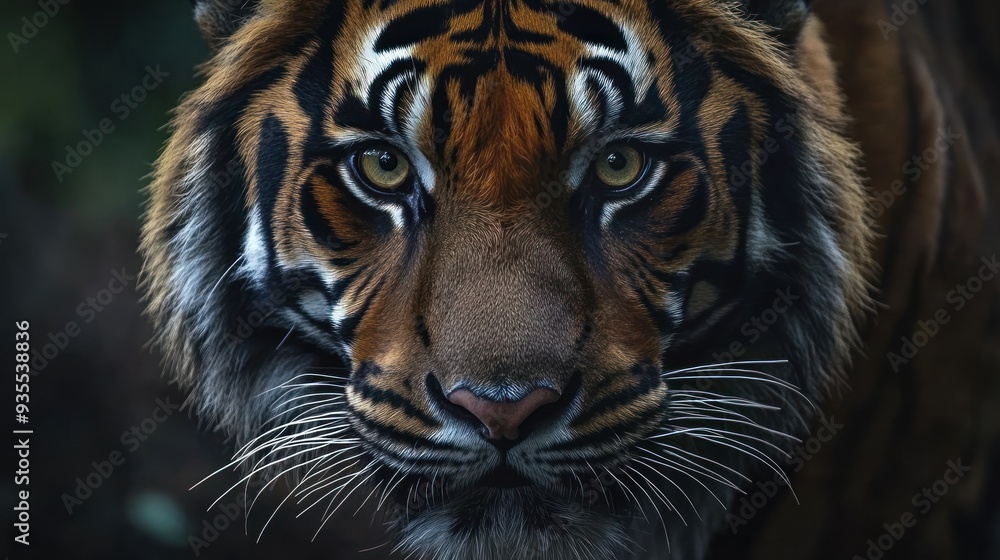 Tiger Close-up: Majestic Predator Tiger Close-up: Majestic Predator