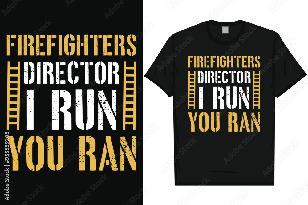 Firefighter fireman fire rescue typography graphics tshirt design Firefighter fireman fire rescue typography graphics tshirt design