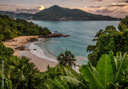 beach at sunset