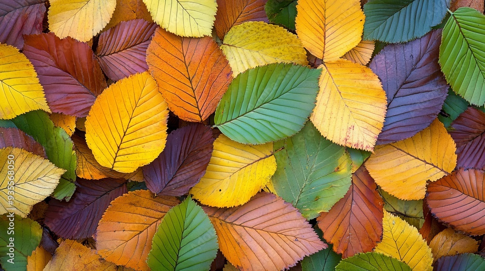 Autumn Leaf Mosaic A Close-Up of Vibrant Colors and Textures, fall foliage, leaf patterns, nature, autumn colors Autumn Leaf Mosaic A Close-Up of Vibrant Colors and Textures, fall foliage, leaf patterns, nature, autumn colors