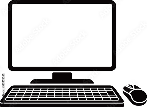 デスクトップパソコンのアイコン