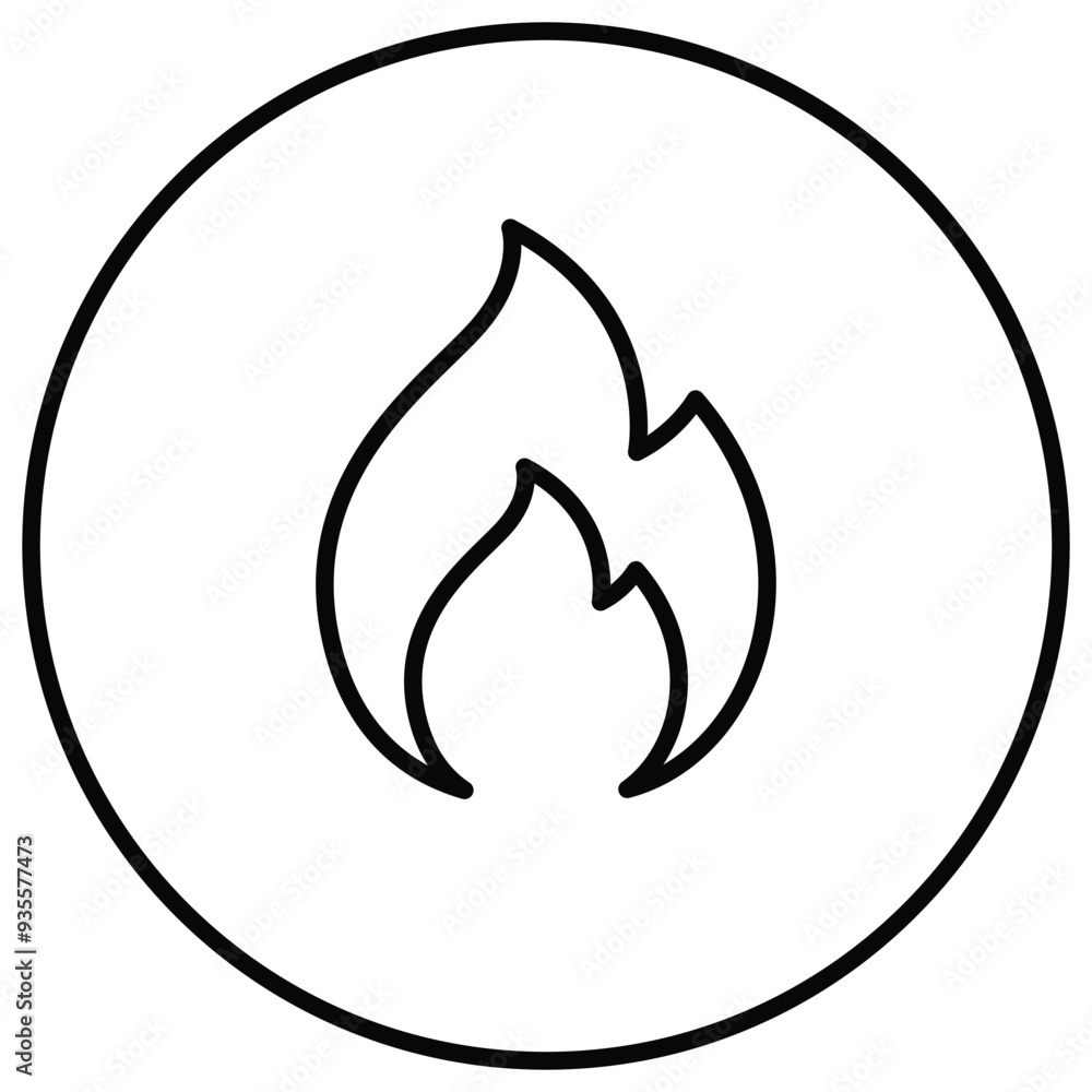 Fire Rating Icon Design. Represents Fire Safety, Fire Resistant, Flame Retardant, Fire Rating. Vector icon. Fire Rating Icon Design. Represents Fire Safety, Fire Resistant, Flame Retardant, Fire Rating. Vector icon.