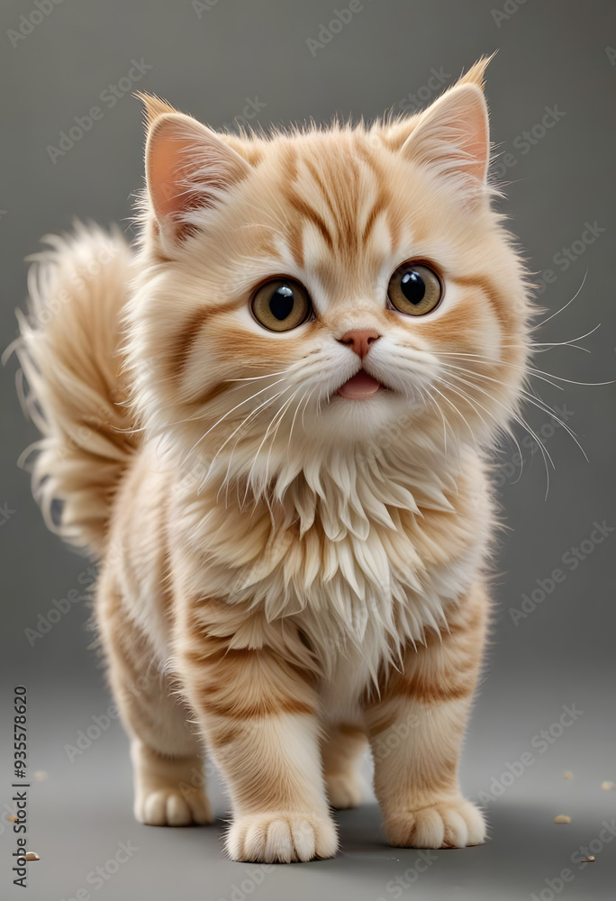 cat on a white background cat on a white background