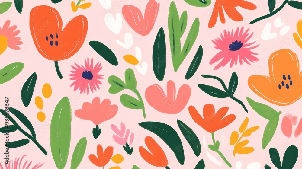 Pink Floral Pattern, Abstract, Hand-Painted, Illustration, Floral, Pattern, Abstract Pink Floral Pattern, Abstract, Hand-Painted, Illustration, Floral, Pattern, Abstract