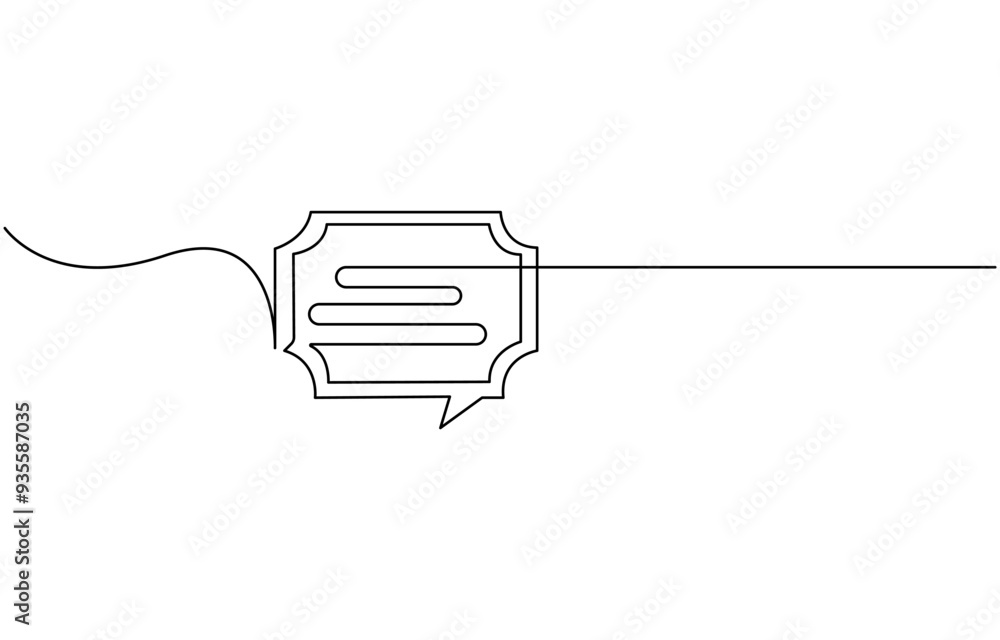 Continuous one line drawing of speech bubble. Doodle Vector illustration, Speech bubble line art continuous one line drawing. Simple linear style. Dialogue, chat, thought cloud icon Continuous one line drawing of speech bubble. Doodle Vector illustration, Speech bubble line art continuous one line drawing. Simple linear style. Dialogue, chat, thought cloud icon