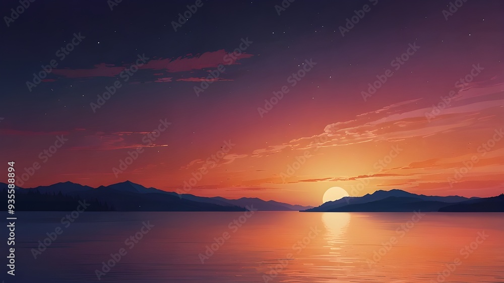 HD background featuring a gradient that shifts smoothly from warm sunset hues (orange, pink, and purple) to cool twilight tones (blue and indigo) HD background featuring a gradient that shifts smoothly from warm sunset hues (orange, pink, and purple) to cool twilight tones (blue and indigo)