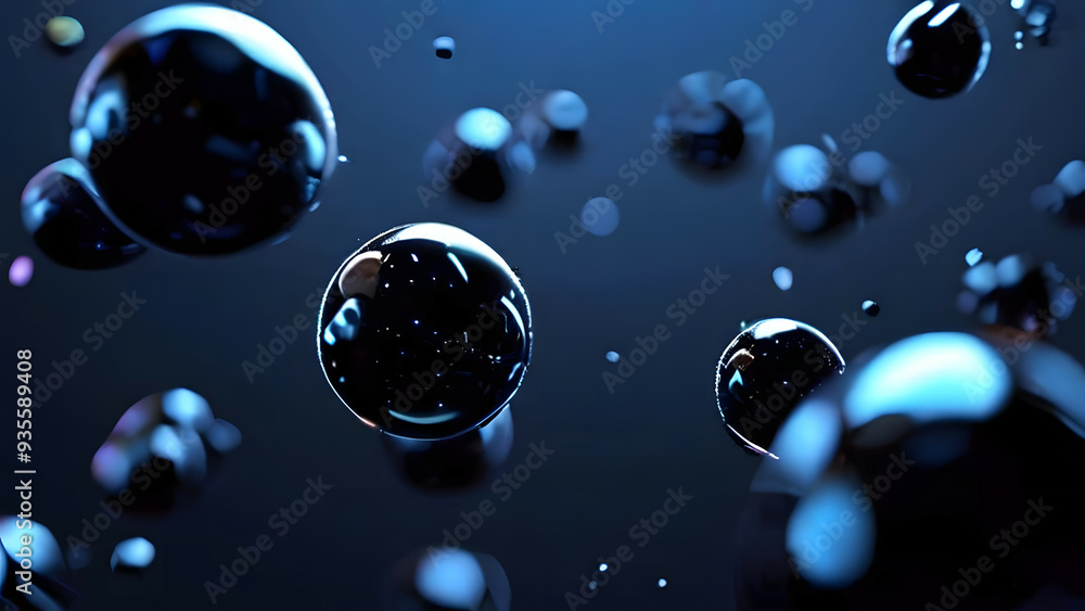abstract black colored 3d shape of chaotic low poly particles abstract black colored 3d shape of chaotic low poly particles