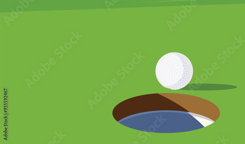 Great simple golf background design for any media	