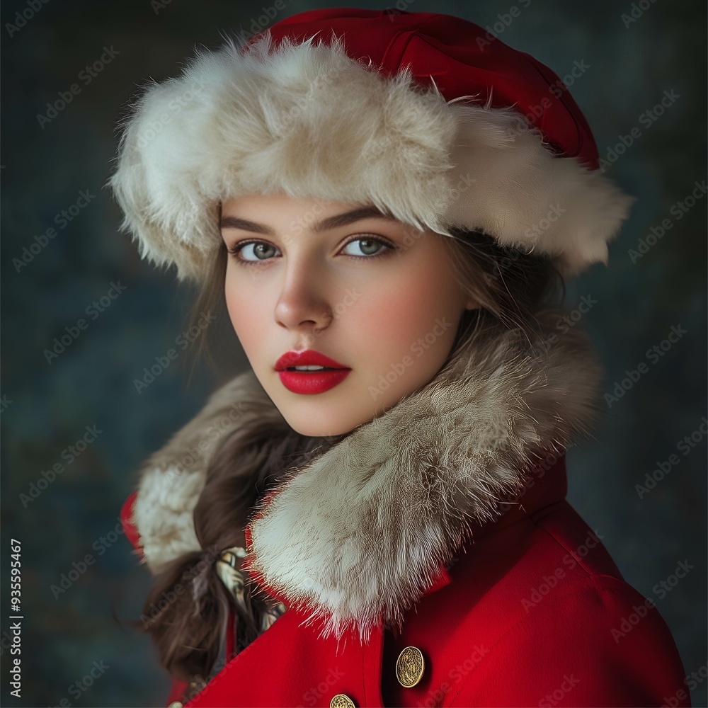 A model is posing for a photoshoot. A model is posing for a photoshoot.