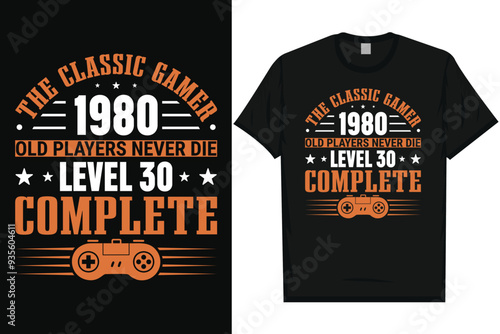 Wallpaper Mural Best gaming video gamers game lovers typography graphics tshirt design Torontodigital.ca