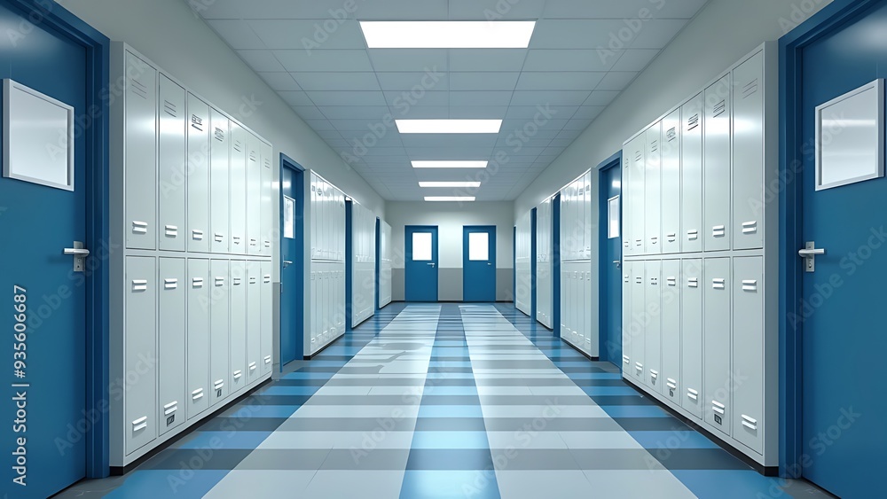 High School Hallway High School Hallway