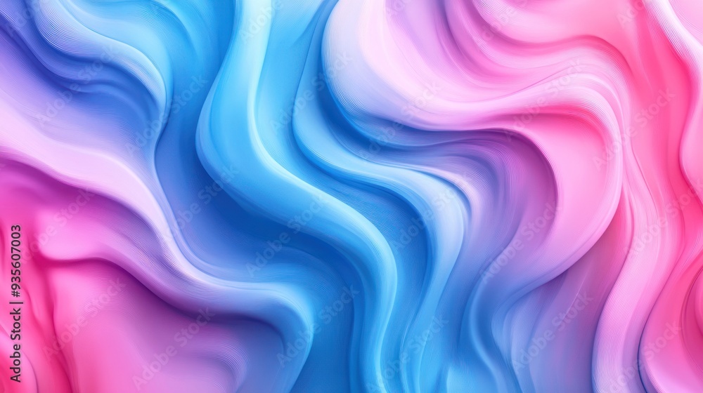Abstract Wavy Background in Pastel Colors Abstract Wavy Background in Pastel Colors