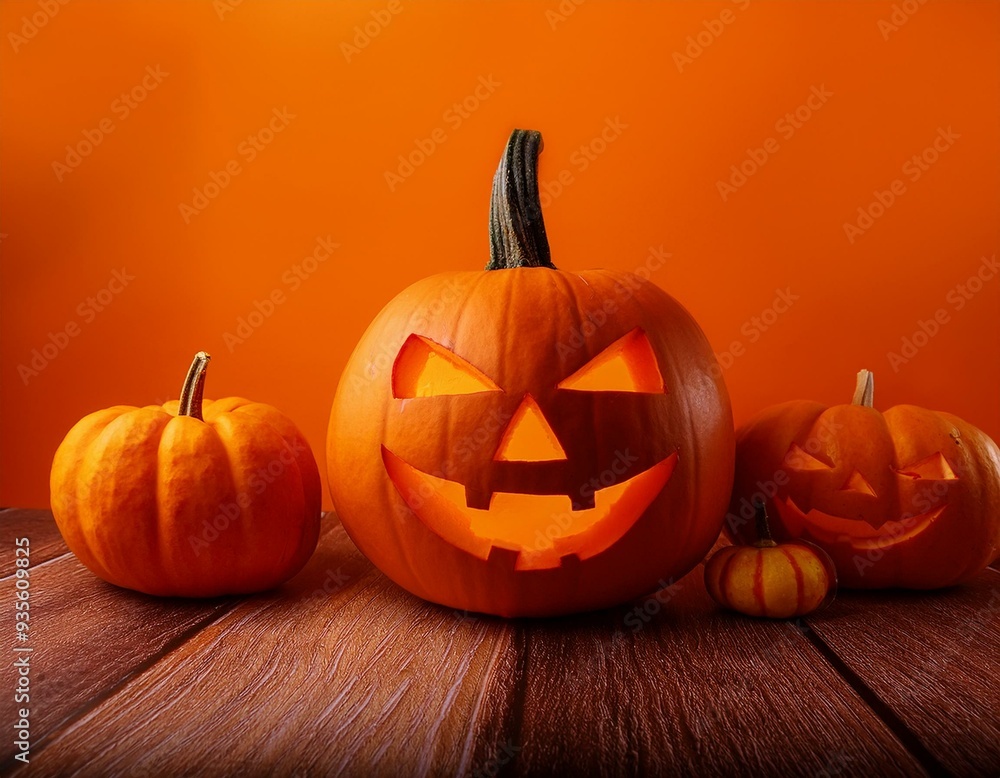 On an orange background On an orange background