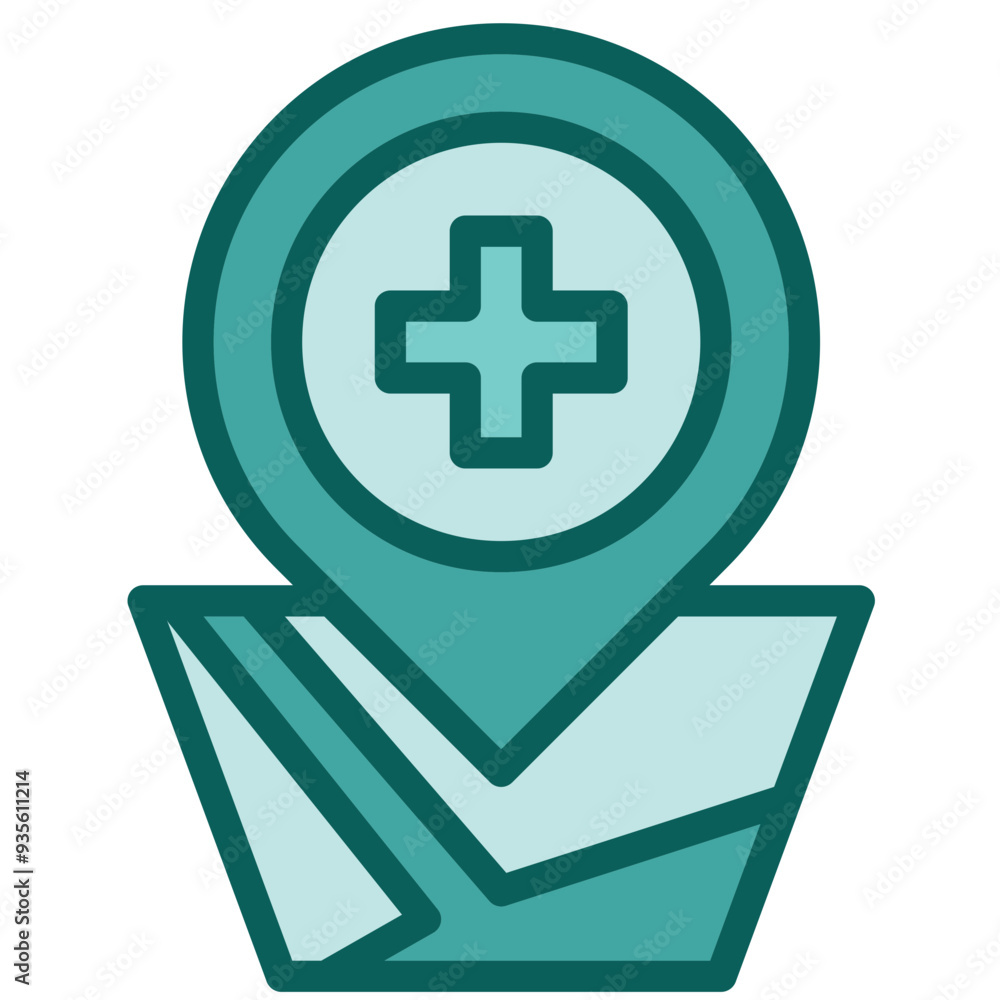 Obraz premium Location Icon