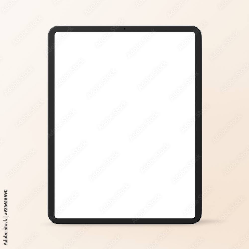 Tablet screen png mockup, 3D transparent digital device Tablet screen png mockup, 3D transparent digital device