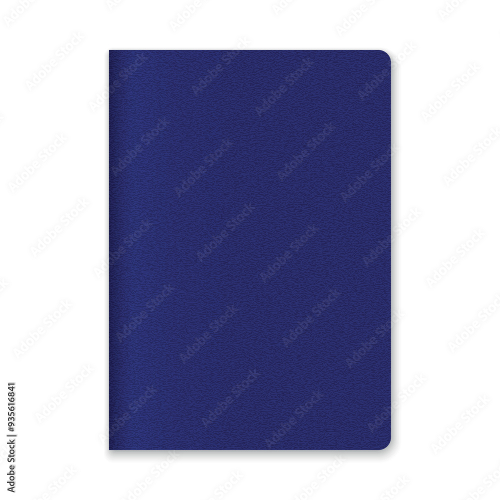 Blue Textured Passport Cover with Rounded Corners Blue Textured Passport Cover with Rounded Corners