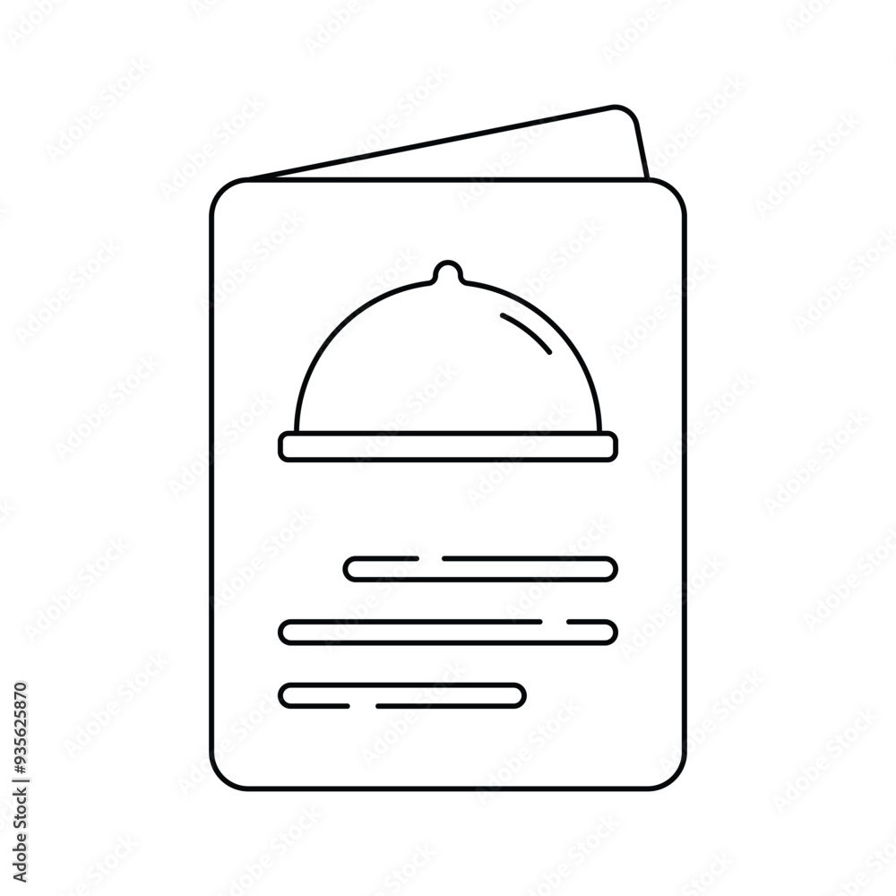 Food menu, menu card vector design in trendy style Food menu, menu card vector design in trendy style
