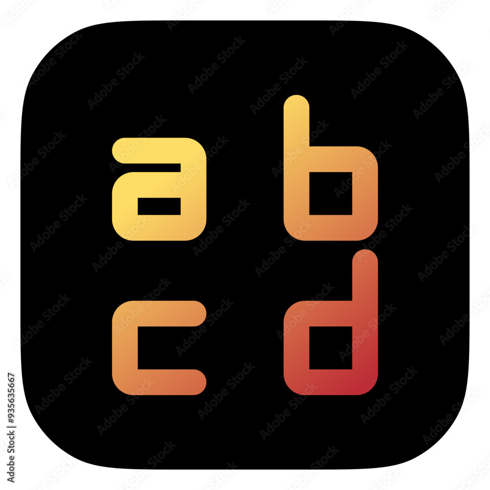 Editable letter, alphabet vector icon. Part of a big icon set family. Perfect for web and app interfaces, presentations, infographics, etc Editable letter, alphabet vector icon. Part of a big icon set family. Perfect for web and app interfaces, presentations, infographics, etc