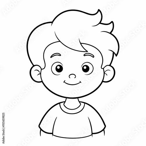 Kids coloring pages line art vector illustration