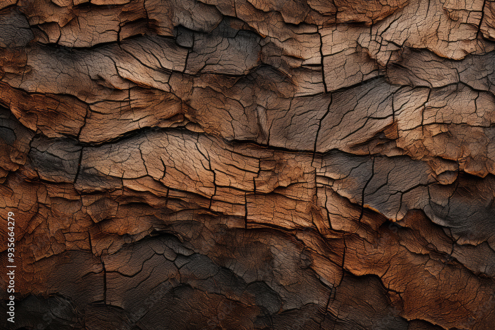 Processed collage of old tree bark trunk material texture. Background for banner, backdrop Processed collage of old tree bark trunk material texture. Background for banner, backdrop