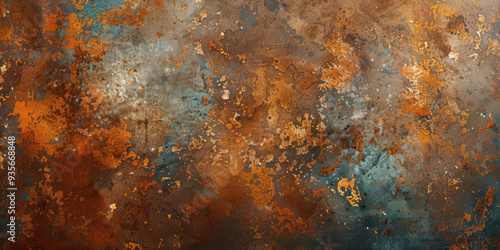 Grunge rusted metal texture, rust and oxidized metal background. Old metal ir...
