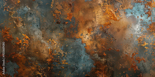 Grunge rusted metal texture, rust and oxidized metal background. Old metal iron panel.