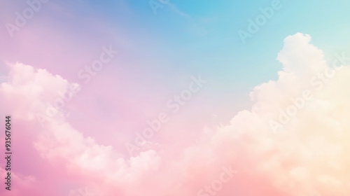 Rainbow clouds graphic background wallpaper