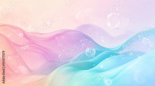 Rainbow soap bubbles graphic background wallpaper