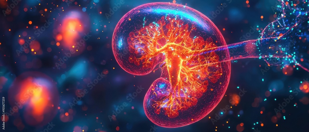 Human kidney cross section anatomy Human kidney cross section anatomy