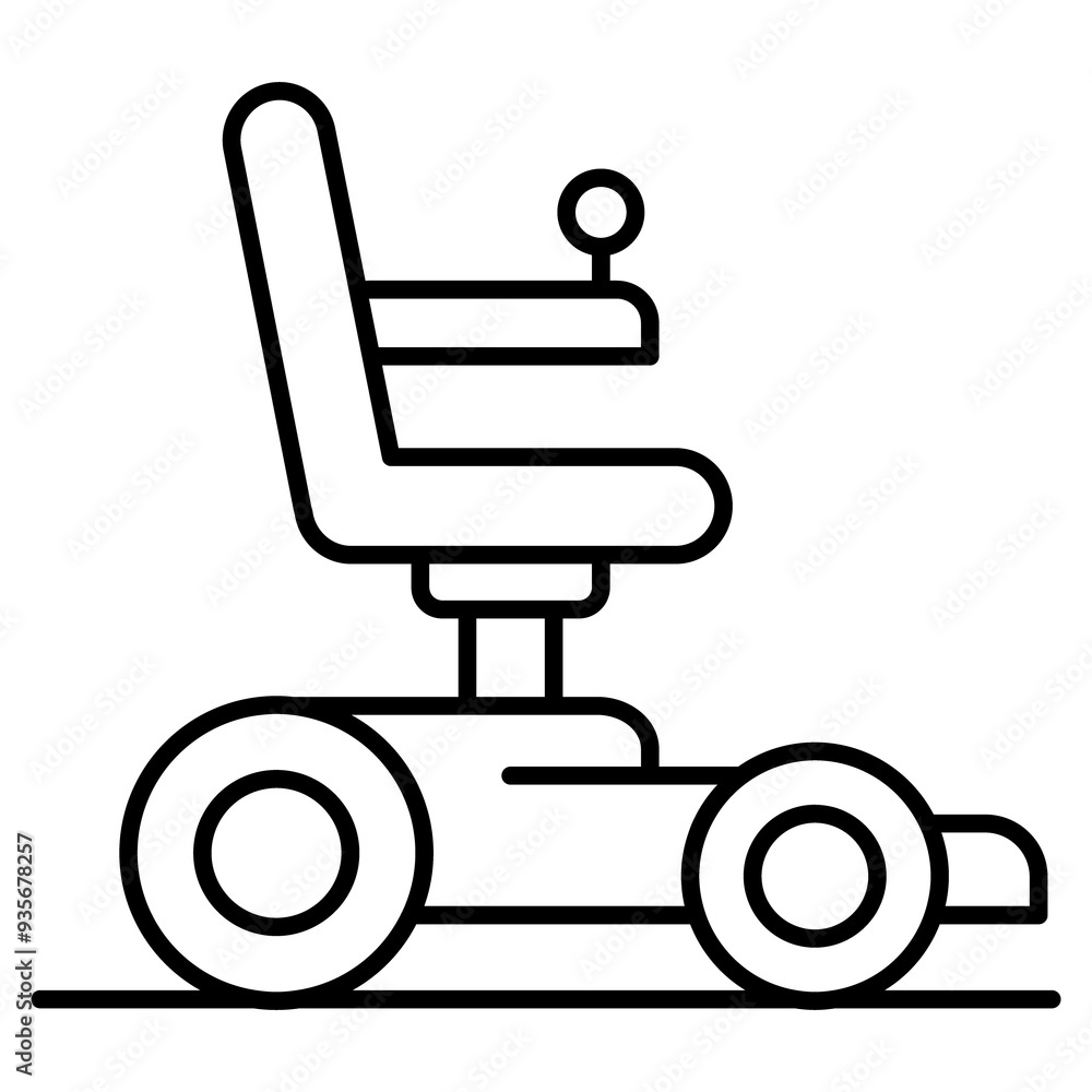 Electric Wheelchair Icon Design. Represents Motorized Wheelchair, Electric Mobility, Mobility Assistance, Accessible Transport. Transparent PNG. Electric Wheelchair Icon Design. Represents Motorized Wheelchair, Electric Mobility, Mobility Assistance, Accessible Transport. Transparent PNG.