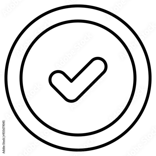 Yes Icon Design. Represents Affirmative, Confirmation, Approval, Positive Response. Transparent PNG.