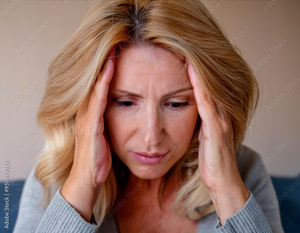 Stressed person holding their head, illustrating anxiety, pressure, and emotional strain. Stressed person holding their head, illustrating anxiety, pressure, and emotional strain.