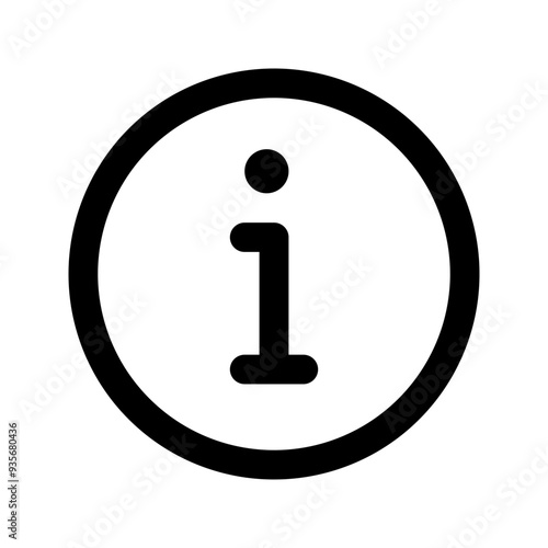 information glyph icon