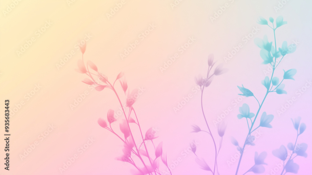 pastel-colored flowers wallpaper background pastel-colored flowers wallpaper background