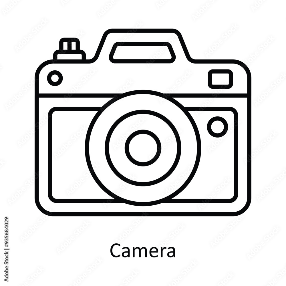 Camera vector outline icon design illustration ,music equipment symbol on white background ,EPS 10 file Camera vector outline icon design illustration ,music equipment symbol on white background ,EPS 10 file