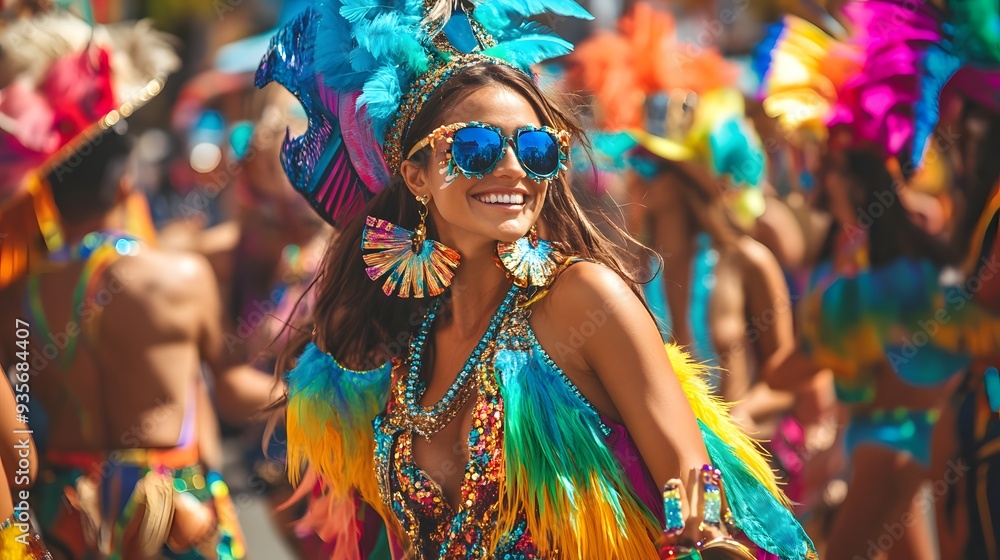 85. A colorful and vibrant summer festival with a parade, street performers, and food stalls 85. A colorful and vibrant summer festival with a parade, street performers, and food stalls