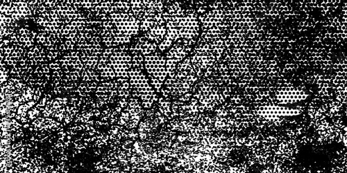 Crack seamless pattern. Repeating crackle texture. Black stone effect on white background. Repeated ground structure for prints design.