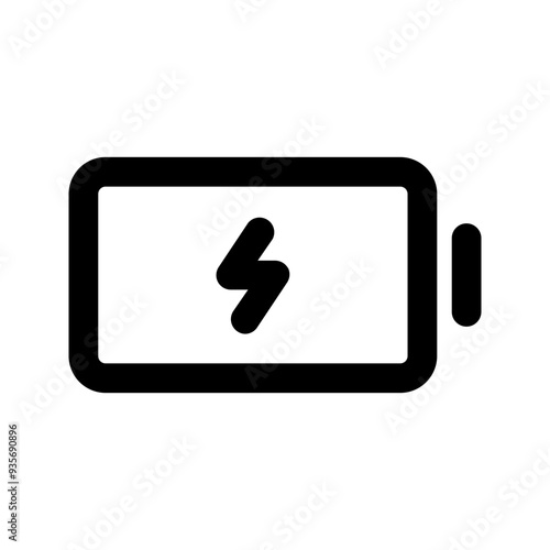 charger glyph icon