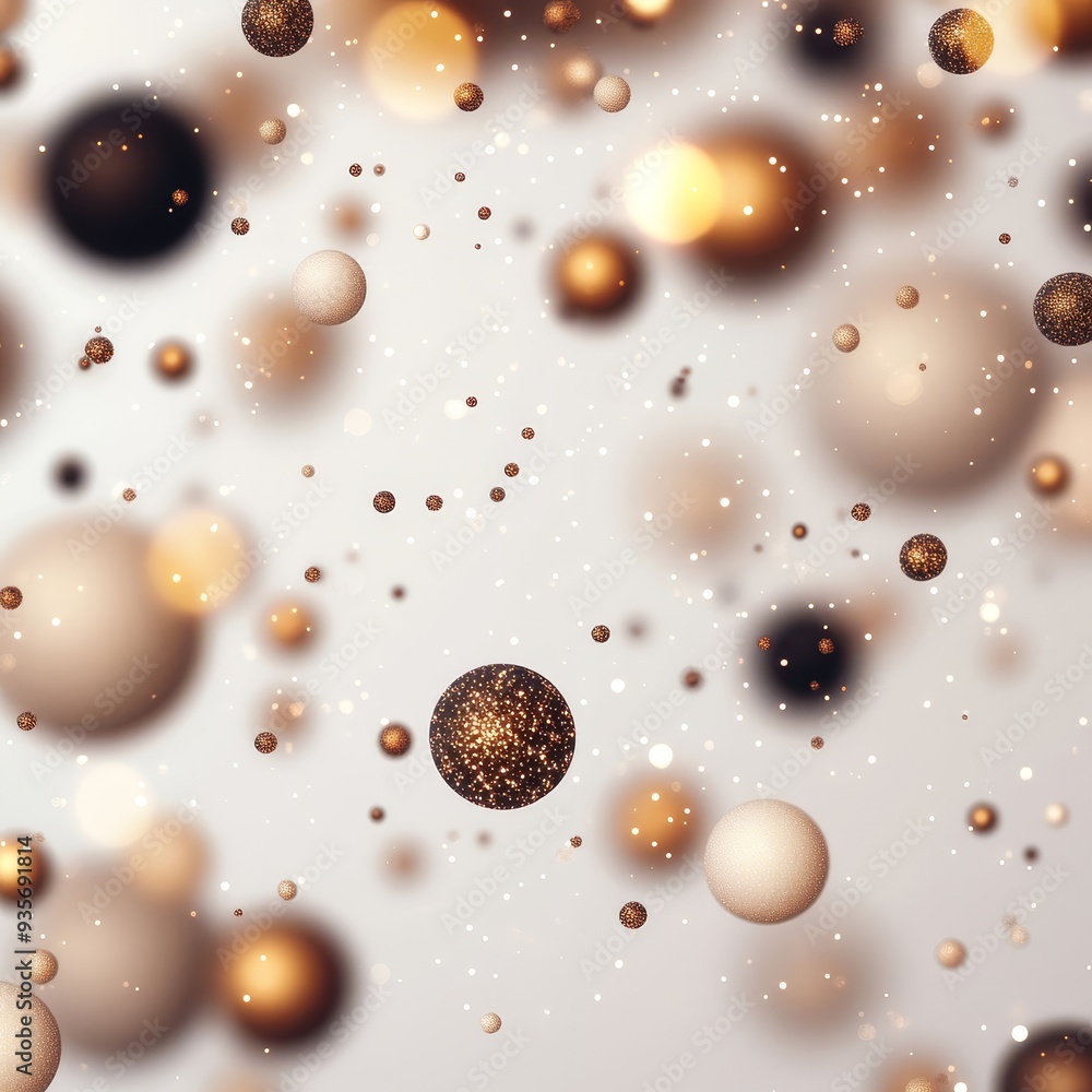 Abstract Gold and Beige Sphere Background Abstract Gold and Beige Sphere Background